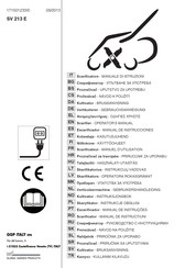 GGP ITALY SV 213 E Manual De Instrucciones