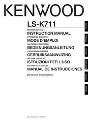 Kenwood LS-K711 Manual De Instrucciones