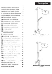 Hansgrohe Raindance Select S 300 2jet Showerpipe 27133 Modo De Empleo/Instrucciones De Montaje