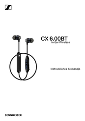 Sennheiser CX 6.00BT Instrucciones De Manejo