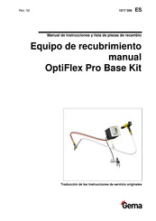 Gema OptiFlex Pro Base Kit Manual De Instrucciones Y Lista De Piezas De Recambio