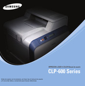 Samsung CLP-600 Serie Manual De Usuario