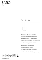 BARO Pendiro ID Instrucciones De Montaje