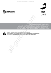 Horizon Fitness CT5.2 Manual Del Propietário