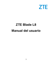 ZTE Blade L8 Manual Del Usuario