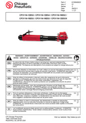 Chicago Pneumatic CP3119-12ES3X Manual Del Operador