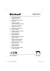 EINHELL TE-ID 750/1 E Manual De Instrucciones