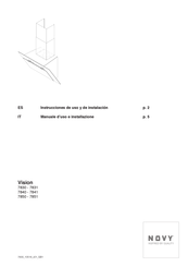 Novy Vision Serie Instrucciones De Uso