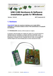 CEBEK USB I180 Guia De Instalacion