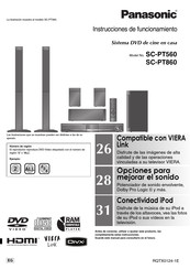 Panasonic SC-PT560 Instrucciones De Funcionamiento