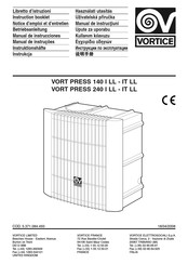 Vortice VORT PRESS 140 I LL Manual De Instrucciones