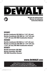 Dewalt D25601 Manual De Instrucciones