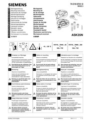 Siemens ASK35N Instrucciones De Montaje