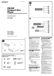 Sony CDX-R3300S Instalación / Conexiones