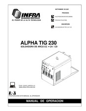 Infra ALPHA TIG 230 Manual De Operación