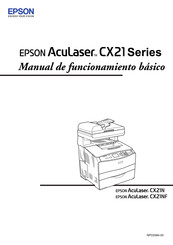 Epson AcuLaser CX21 Serie Manual De Funcionamiento Básico