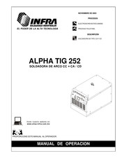 Infra ALPHA TIG 252 Manual De Operación