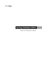 Synology DiskStation DS916+ Guía De Instalación Rápida