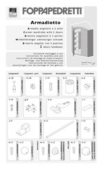 Foppapedretti Armadiotto Instrucciones De Montaje