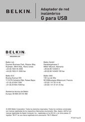 Belkin F5D7050 Manual Del Usuario