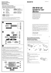 Sony XR-C9100R Instalación / Conexiones