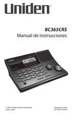 Uniden BC365CRS Manual De Instrucciones