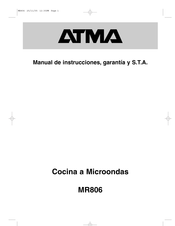 ATMA MR806 Manual De Instrucciones, Garantía Y S.t.a