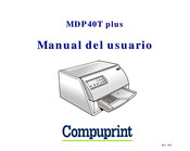 Compuprint MDP40T Manual Del Usuario