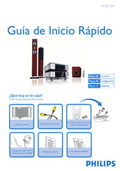 Philips MCD 709 Guia De Inicio Rapido