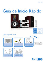 Philips MCD908 Guia De Inicio Rapido