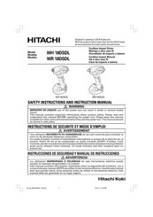 Hitachi WR 18DSDL Manual De Instrucciones