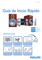 Philips MCD 708 Guia De Inicio Rapido