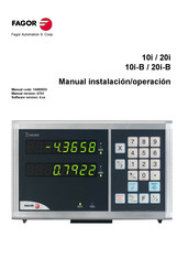 Fagor 10i-B Manual Instalación/Operación