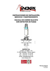 iNOXPA NLD Instrucciones De Instalación, Servicio Y Mantenimiento