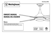 Westinghouse Bocca Manual Del Usuario