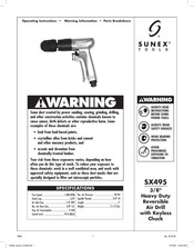 Sunex Tools SX495 Instrucciones De Operación