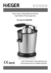 HAEGER Pro Juice CJ-160.005A Instrucciones De Uso