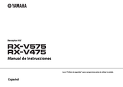 Yamaha RX-V575 Manual De Instrucciones