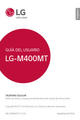 LG M400MT Guia Del Usuario