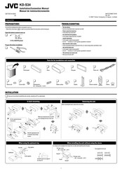 JVC KD-S34 Manual De Instalación