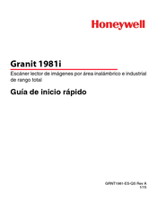 Honeywell Granit 1981i Guia De Inicio Rapido