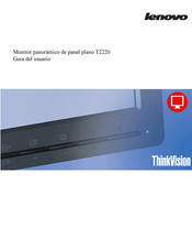 Lenovo ThinkVision T2220 Guia Del Usuario