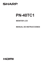 Sharp PN-40TC1 Manual De Instrucciones