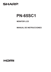 Sharp PN-65SC1 Manual De Instrucciones