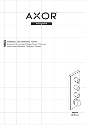 Hansgrohe AXOR Starck 10751001 Instrucciones De Montaje