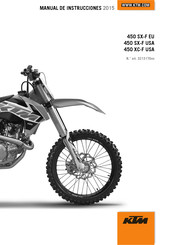 KTM 450 SX-F EU 2015 Manual De Instrucciones