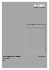 Asko DSD644B/1 Instrucciones De Uso