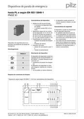 Pilz PNOZ X1 Manual Del Usuario