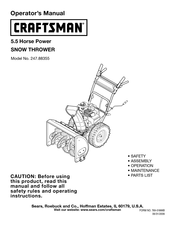 Craftsman 247.88355 Manual Del Operador