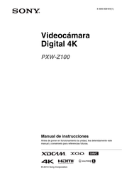 Sony PXW-Z100 Manual De Instrucciones